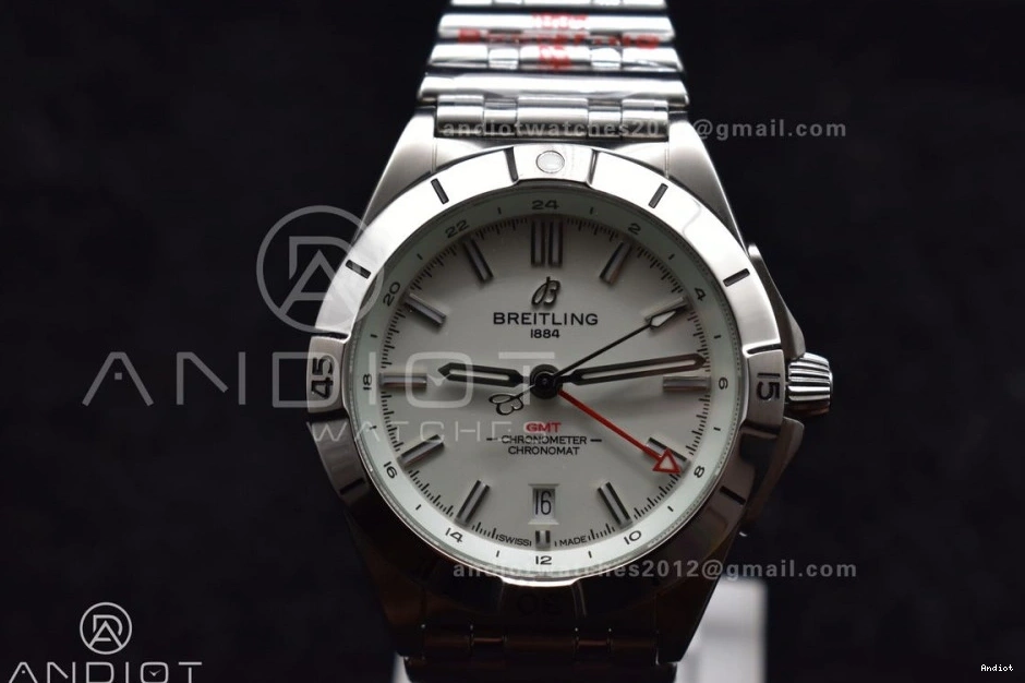 Chronomat On SS 532 White Factory 1:1 Dial Edition Automatic BLS Bracelet GMT Best Breitling Affordable A 40mm 0726